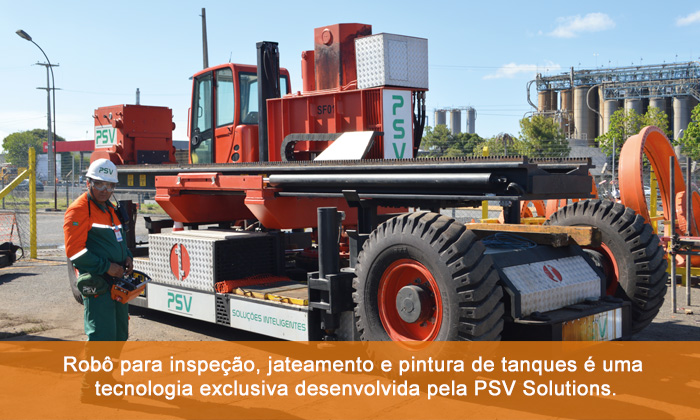 Equipamento exclusivo PSV Solutions